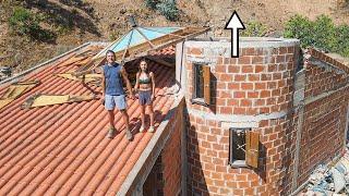 WE REMOVED THE ROOF on our house!