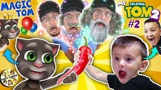 MY TALKING TOM 2 turns us OLD In Real Life! (FGTEEV Magic Game Skit)