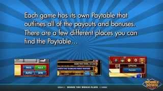 DoubleDown Casino: What's in a Paytable?