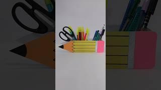 How To Make Pen Holder From Waste Material #shorts #diy #penholder