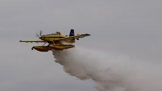 Air Tractor waterbombing at Uppsala Air Show