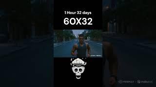 60X32 Exercise Meme 1 hour And 32 Days (Z INFINITY Super Slowed) #phonk #auramoment #gigachad
