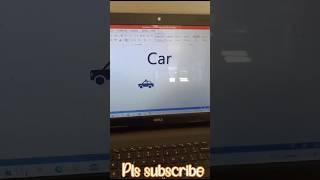 car ka symbol banaye #viral #trend #shorts #shortsfeed #computer #laptop #trending #msword #excel