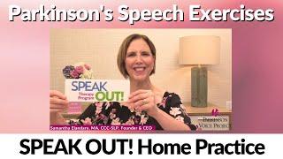 Parkinson's Speech Exercises: Lesson Four