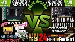 Nvidia Quadro M2000 VS P1000 Gaming Test Benchmark in 2024 GameTech24