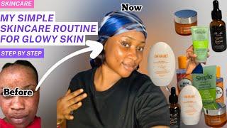 My Simple and realistic morning skincare routine for glowing skin || vivian alpha