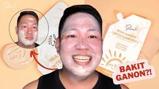 HELLO GLOW NIACINAMIDE TINTED SUNSCREEN REVIEW - GRABE NAMAN ANG EFFECT SA SKIN!!