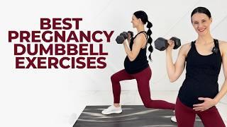 30-Min Pregnancy Dumbbell Workout (Strong & Fit Pregnancy)