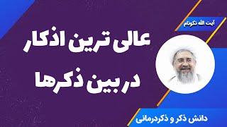 عالی ترین اذکار در بین ذکرها - آیت الله محمدرضا نکونام