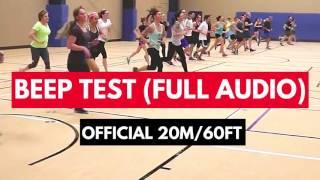 BEEP TEST FULL AUDIO (20m/60ft) : How to do the Beep Test (Instructions in Description)