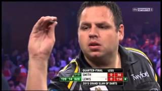 2015 Grand Slam of Darts Quarter Final Smith vs Lewis  pt1