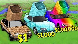 ถ้าเกิด!! บ้านรถใต้ดินคนจน $1 เหรียญ VS บ้านรถใต้ดินคนรวย $1,000,000 เหรียญ - (Minecraft คนรวยคนจน)