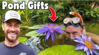 @KampKenan Receives Water Lilies For His Pond and Turtles