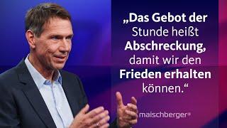 René Obermann über die Verteidigungsfähigkeit Europas und die Wirtschaftskrise | maischberger