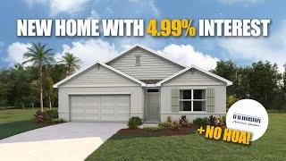 We toured a new DR HORTON home with NO HOA + 4.99% interest!