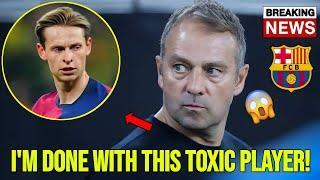  BREAKING: Hansi Flick LOSES HIS PATIENCE on de Jong Want Kick him out of Barcelona! Football News