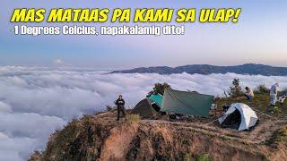 TEMPERATURE REACHES -1°C | CAMPING AT MT. OLIS, ATOK, BENGUET | 5 MINUTES TREK | BEST CAMPSITE!