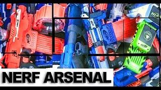 NERF ARSENAL 2K16 - OVER 200 BLASTERS! The Official Nerf Gun Attachments Collection, Winter 2016