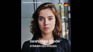 Stimmen des Krieges - von Sarah Maria Sander (Recherche-Förderpreis 2023) TRAILER