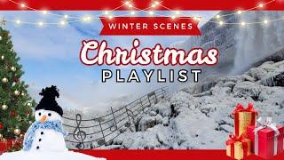 Christmas Music Playlist 2024 ️ Winter Scenery