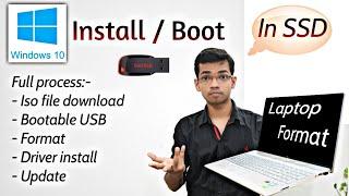 How to Format Laptop ? | Download ISO file | Make Bootable Pendrive | Driver install | HINDI