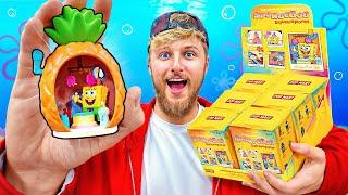 Unboxing Spongebob MYSTERY HOUSES! (Bikini Bottom)