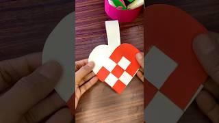 Paper Heart Basket  | Paper Basket | diy heart basket | how to make paper basket #basket #diy #art