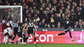 Arsenal's Gabriel Magalhães HEADER GOAL vs West Ham | Bukayo Saka corner kick assist to Gabriel goal