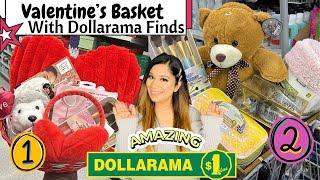 ‍️ 2 Valentine's Gift Basket With Dollarama Canada Dollar Store Finds #dollarama