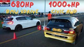 680Hp M140i Xdrive vs 1000+Hp AWD Civic!