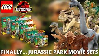 Finally... LEGO Jurassic Park Movie Sets REVEALED! 30th Anniversary, Launching June 1