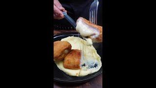 CORDON BLEU  super cheesy and stringy! #asmr #recipe