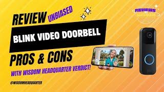 Review - Blink Wireless Doorbell Camera | Blink Video Doorbell installation #productreview