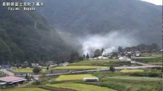 日本の田園風景　（長野県富士見町）Rural landscape of Japan (Fujimi-cho, Nagano)