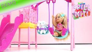 Barbie Chelsea Schaukel Spielset - Schaukeln mit Chelsea und Plüschhase