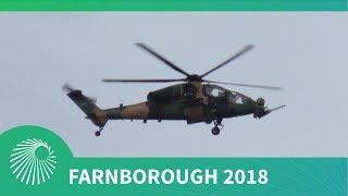 Farnborough 2018: A129 CBT Mangusta Attack Helicopter