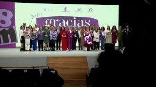 Doce mujeres e instituciones, reconocidas en el acto del Día Internacional de las Mujeres