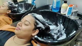 Long hair wash & towel drying/Hair growth tips/Hair care/Scalp massage/ Healthy hair/Blow dry hair