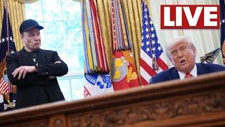 LIVE: Pres. Trump & Elon Musk appear together in Oval Office send-off: 'This will be his last day'