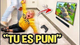 5 Enfants PUNIS à CAUSE de Fortnite !