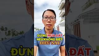 Đừng mua đất nếu không biết điều này #tuananhbds #batdongsan #luatdatdai #luatdatdai2024