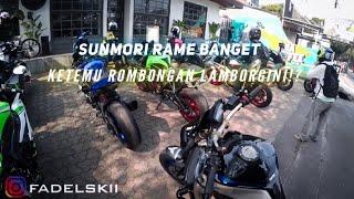 SUNMORI INSIDEN Di POM SAMPE KETEMU ROMBONGAN LAMBORGINI! #part2 #motovlog