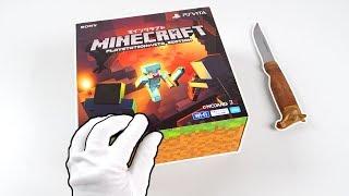 PlayStation Vita "MINECRAFT" Console Unboxing! (PS Vita Special Edition)