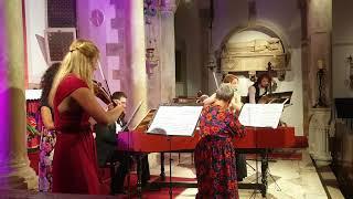 Croatian Baroque Ensemble, Ana Benic Salinovic Play Bach on Korcula