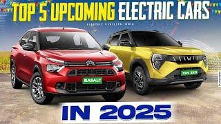 Top 5 Upcoming Electric Cars 2025 |Electric Cars In India |Electric Vehicles India