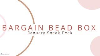 SPOILERS AHEAD: January 2025 Bargain Bead Box SNEAK PEEK w/Special Guest