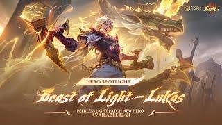 Hero Spotlight | Lukas | Beast of Light | Mobile Legends: Bang Bang