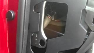 Qashqai (J11) glovebox removal to access fuses.