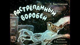 Растрёпанный воробей К. Паустовский (диафильм озвученный) 1967