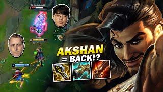 THIS SOLOQ GAME WAS STACKED WITH PROS?! (Akshan = BACK!)